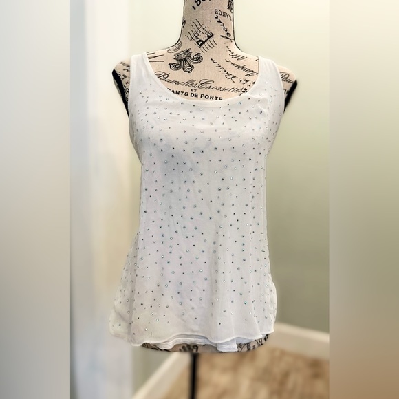 EXPRESS Princess Back Rhinestone Tank - Picture 3 of 7